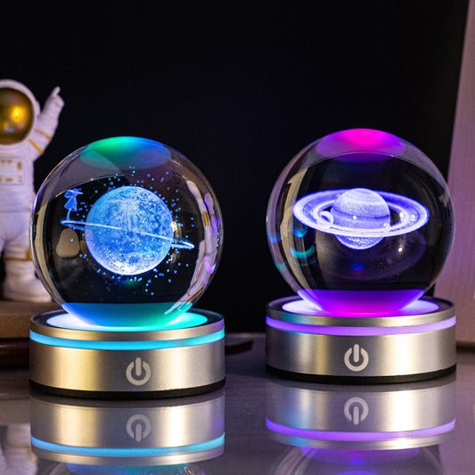 Luminous Crystal Ball Night Lamp